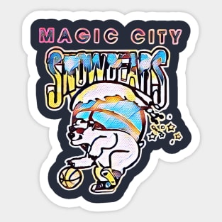 Magic City Snowbears Basketball Sticker